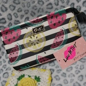 Betsey Johnson Fruit Wristlet